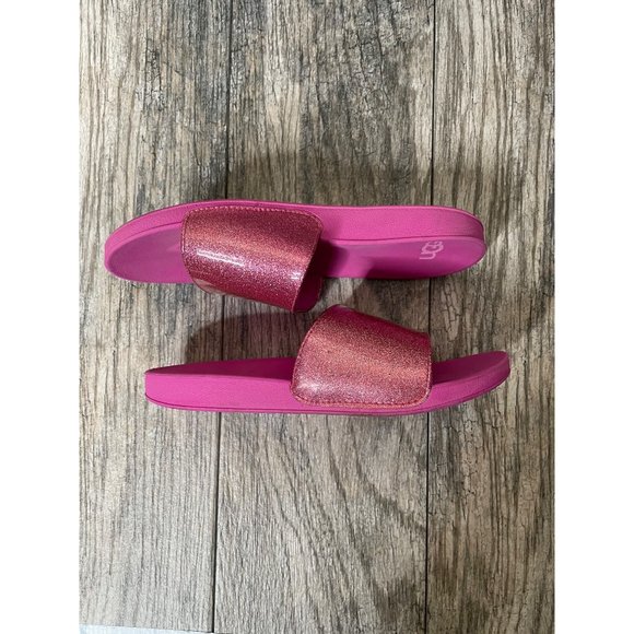 UGG Glitter Pink Slide Sandals Big Kids Size 4 1116688K - Picture 5 of 11